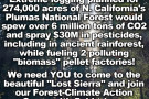 Come out to the Lost Sierra Forest-Climate Action Camp from May 23-29 in the Plumas N.F.!