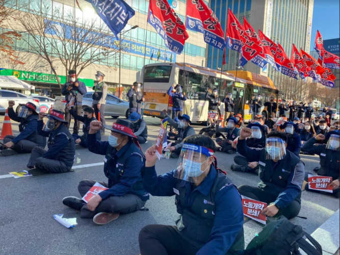 Korea Workers Fight Union Busting & Casualization