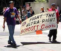 Anti-Coors Contingent at SF Pride 2004