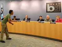 No Justice No BART Takes Over BART Board Meeting