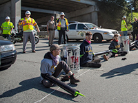 Indybay Journalist Faces Prosecution for Documenting UCSC Highway Blockade