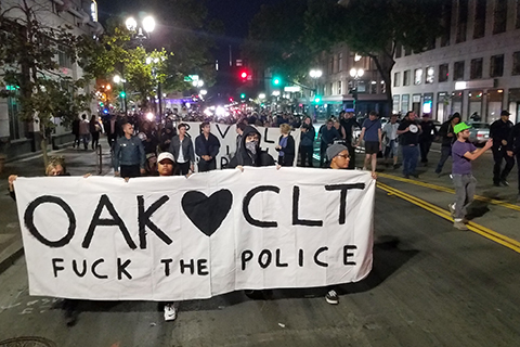 In Oakland, Solidarity with Charlotte