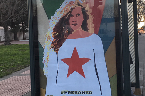 Queer Arts Collectives Create Iconic Ahed Tamimi Street Art